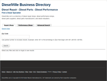 Tablet Screenshot of dieselville.com